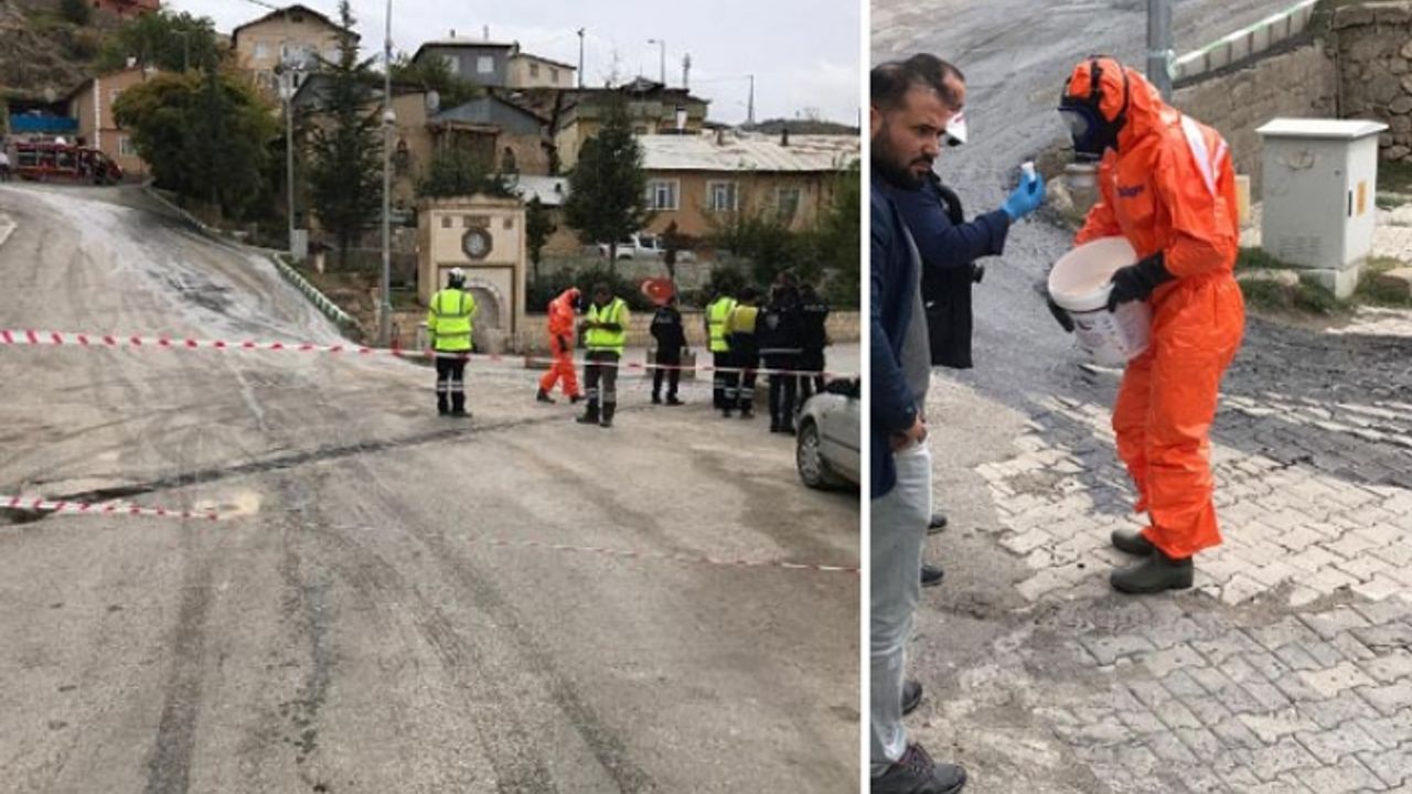 Tankerden akan asit paniğe yol açtı!