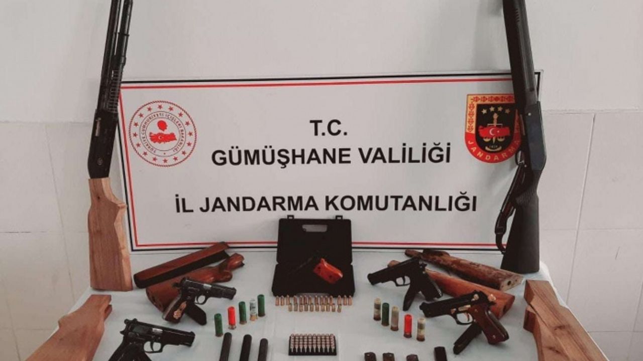 Torul'da Kaçak Silah Operasyonu