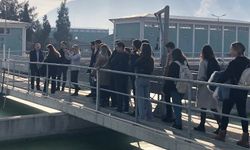 Tıp öğrencilerinden Manisa Merkez Atıksu Arıtma Tesisi'ne gezi