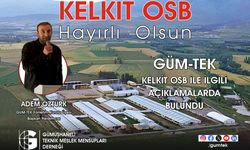 Gümüşhane Kelkit'e Osb Hayırlı Olsun