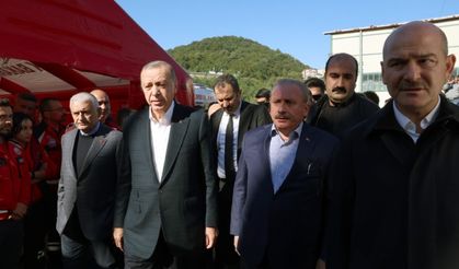 Cumhurbaşkanı Recep Tayyip Erdoğan Bartın'da