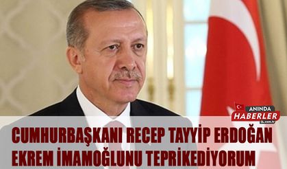 Cumhurbaşkanı Erdoğan: Ekrem İmamoğlu'nu tebrik ediyorum