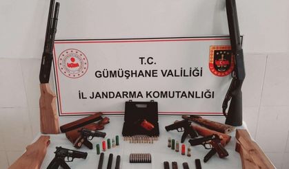 Torul'da Kaçak Silah Operasyonu