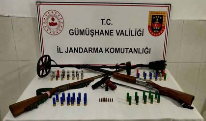 Torul'da Silah Mühimmat yakalandı