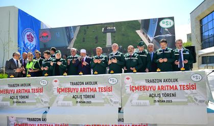 Trabzon'da İçme Suyu Tesisi Törenle Açıldı