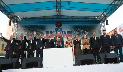 Cumhurbaşkanı Recep Tayyip Erdoğan Trabzon’da halka seslendi