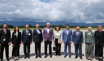 TBMM Başkanı Kurtulmuş İsviçre'de