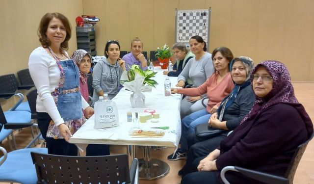 Keşan'da el sanatları kursu yoğun ilgi