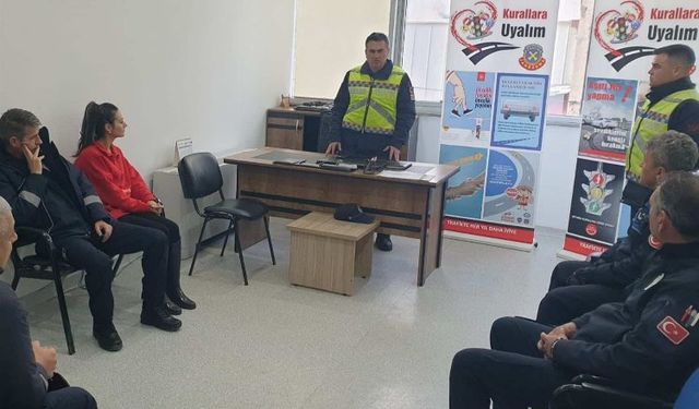 Edirne'de Jandarma'dan Zabıta'ya eğitim
