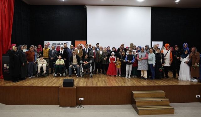 Kayseri Hacılar'da engelliler unutulmadı