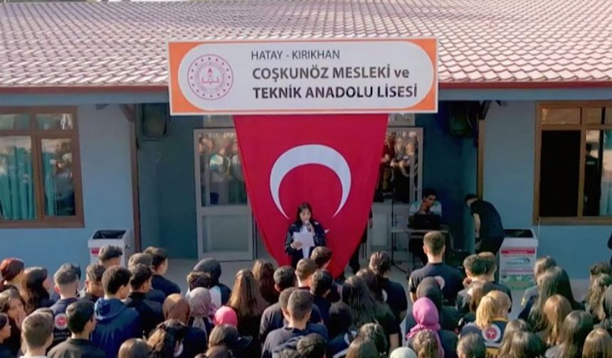 Coşkunöz Eğitim Vakfı’nın Hatay'a 'hayat' veriyor!