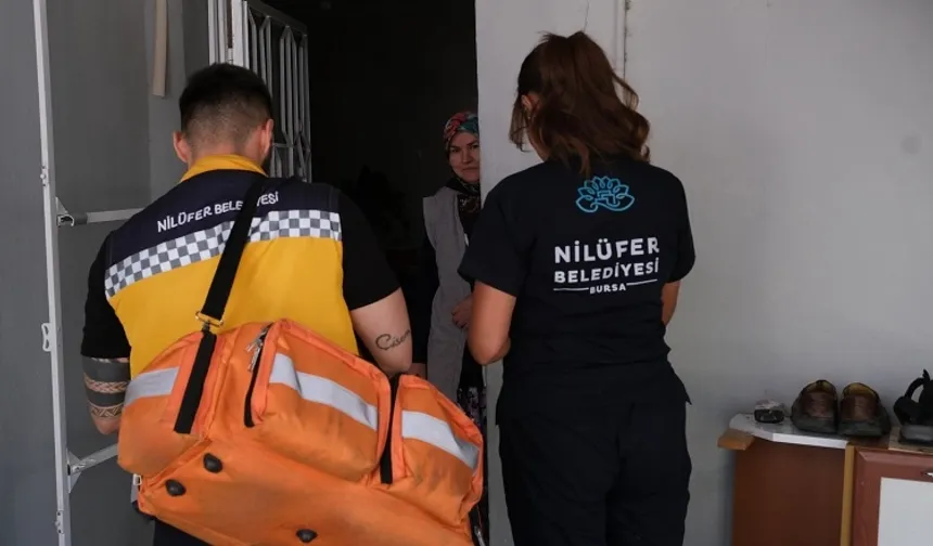 Nilüfer Belediyesi’nden ihtiyaç sahiplerine evde sağlık hizmeti